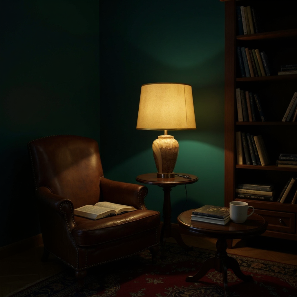 Artisan Brown Ceramic Lamp (Pair)