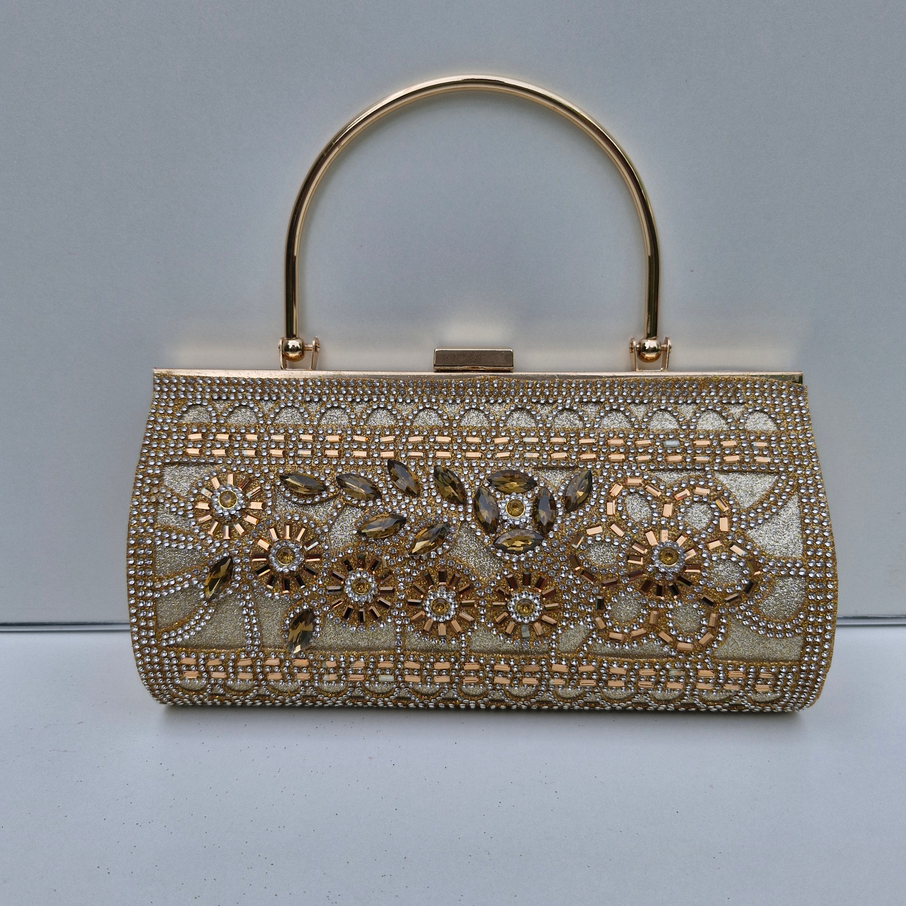 Silk Leaf Fancy Clutch 06