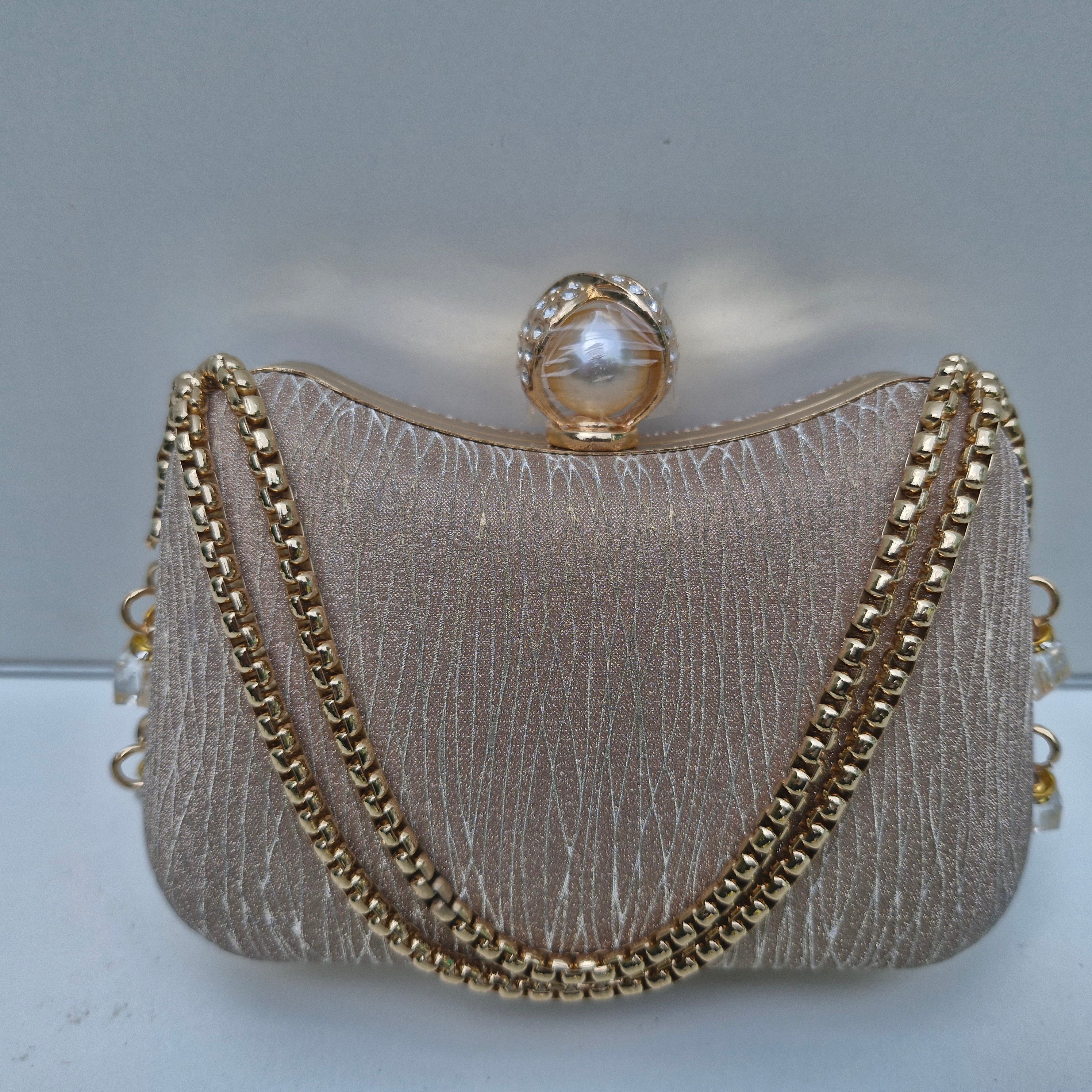 Silk Leaf Fancy Clutch 08