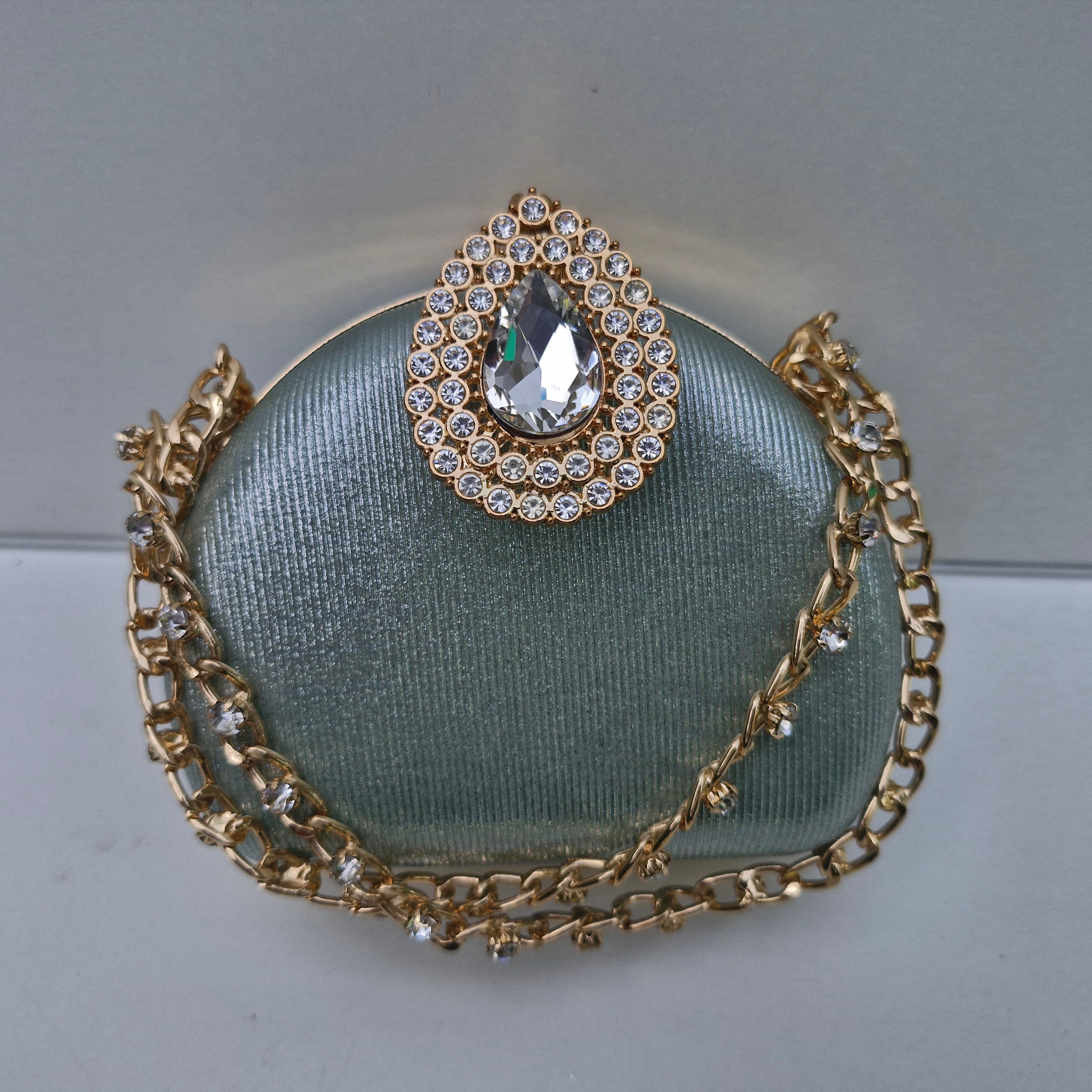 Silk Leaf Fancy Clutch 09