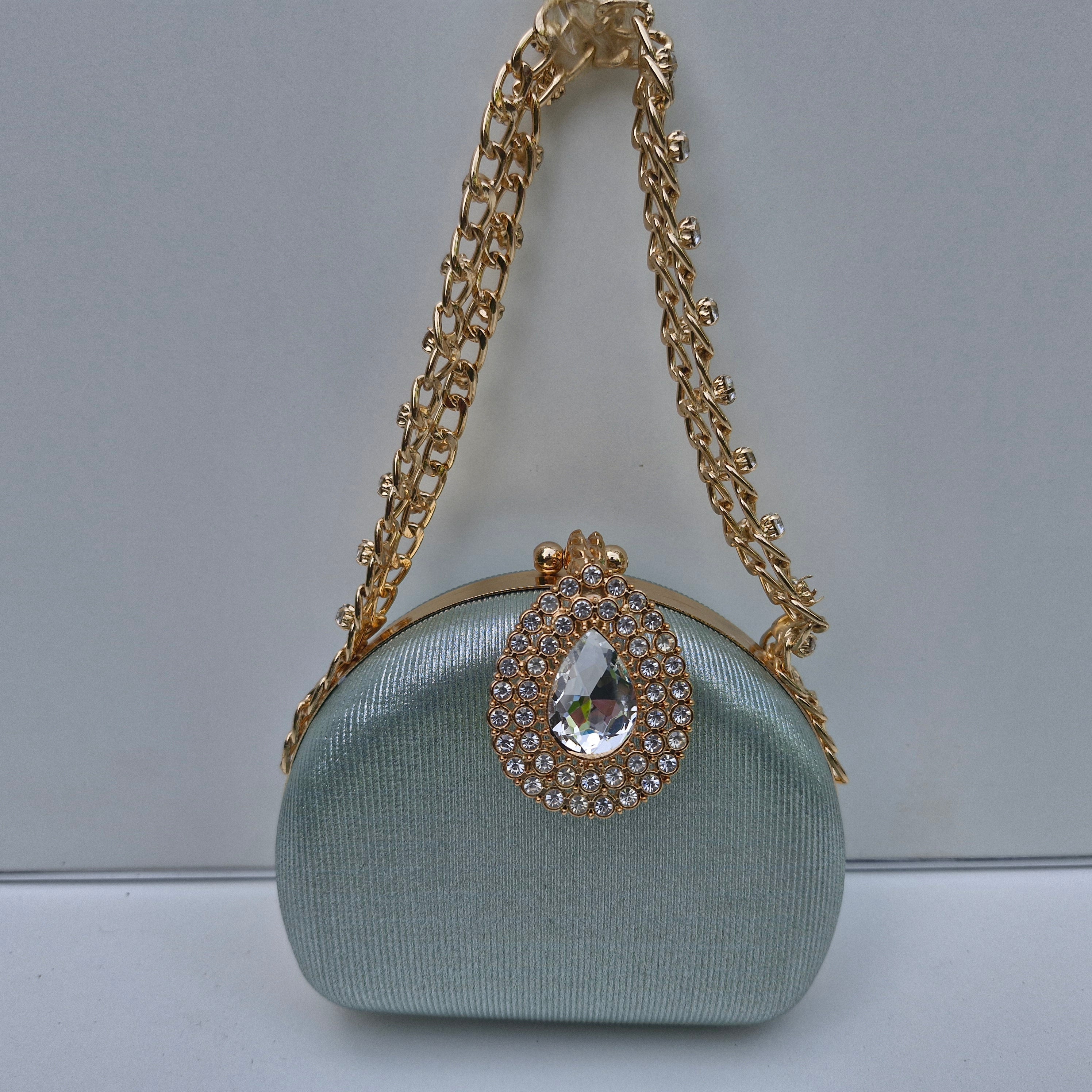 Silk Leaf Fancy Clutch 09